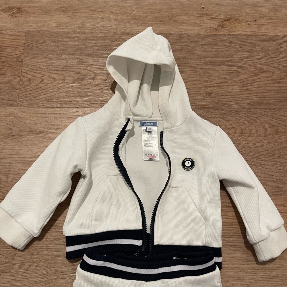 Jacadi baby boy sweatpants and jacket (12-18m)